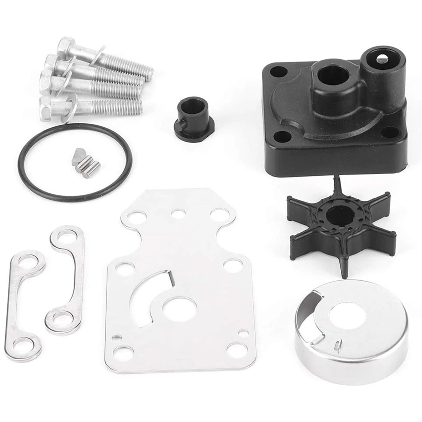 Water Pump Impeller Repair Kit for Yamaha Outboard (15/20HP) 6AH-W0078-00