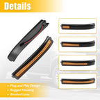 2X Turn Signal Light for Ford F-150 (2009–2014) 9L3Z-17E749-AA 9L3Z-17E748-AA