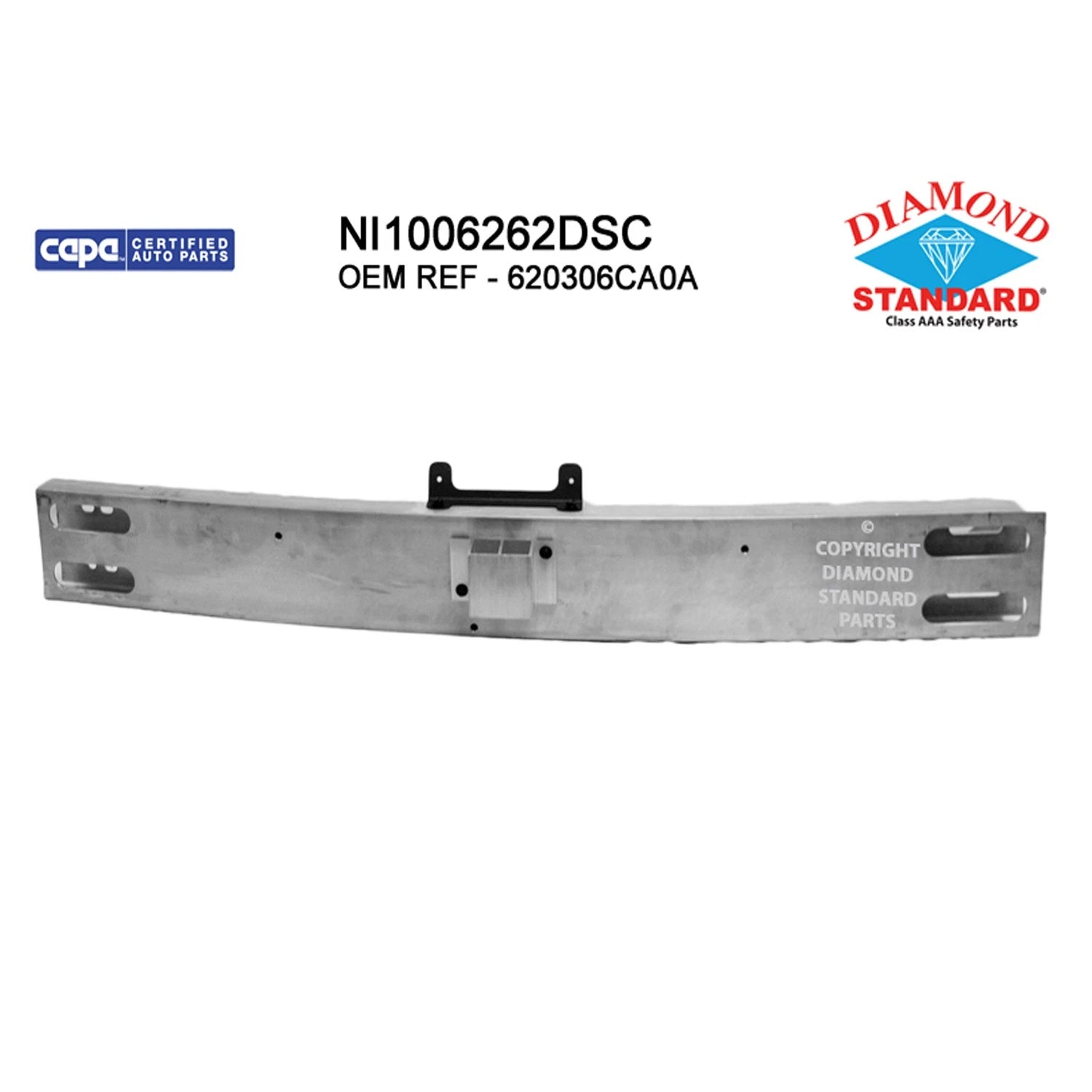 Replacement Aluminum Front Bumper Impact Bar for Nissan Altima (2019–2022)