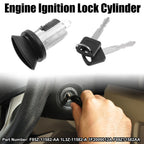 Engine Ignition Starter Switch Lock Cylinder with 2 Keys for Ford (1995–2000)