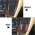 Radio CD Panel Side Button Cover Trim for Volkswagen Passat B5 (2001–2005) Black
