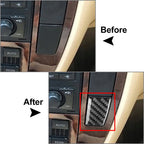 Radio CD Panel Side Button Cover Trim for Volkswagen Passat B5 (2001–2005) Black