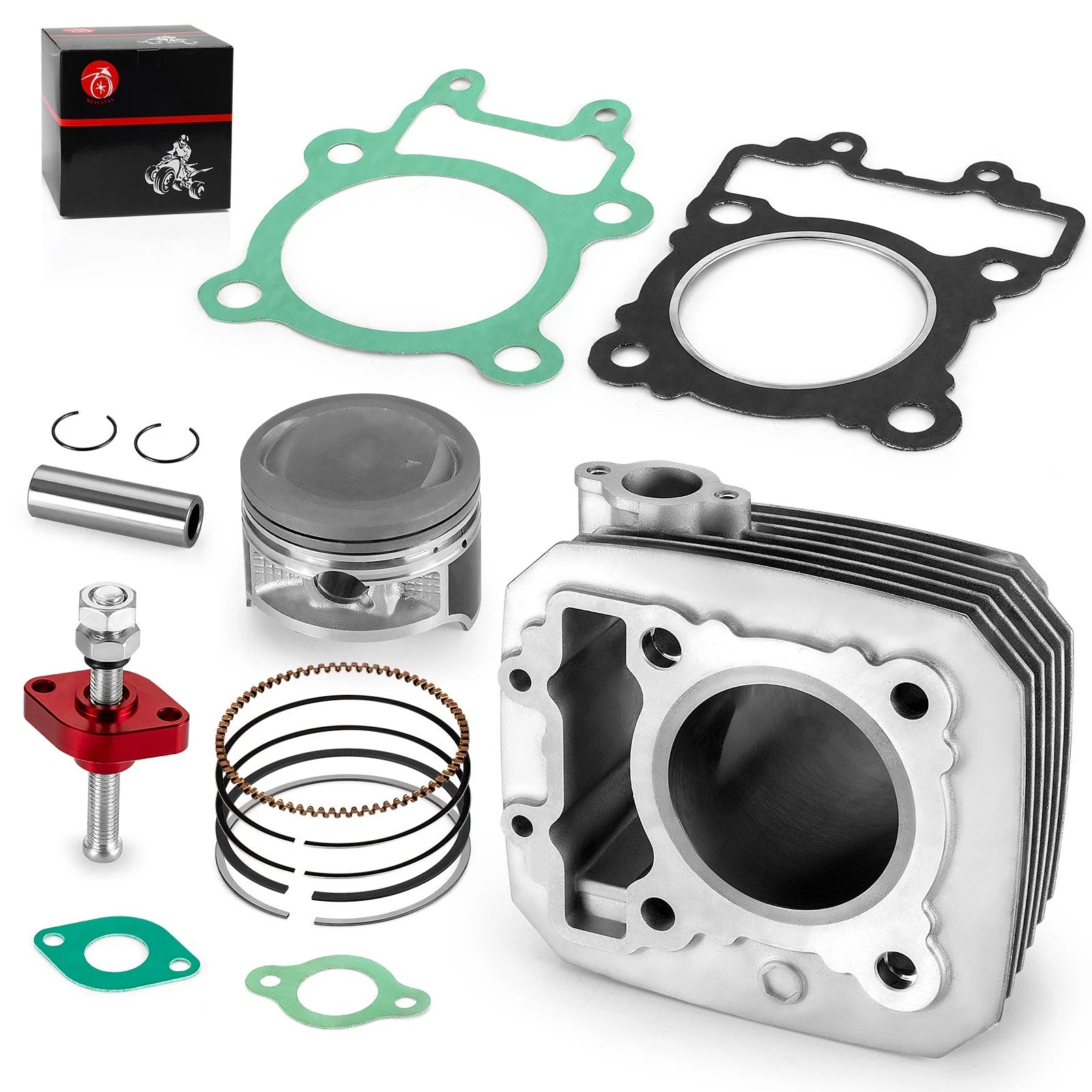 Cylinder w/ STD Piston Gasket Top End Kit for Kawasaki Bayou KLF 250 (2003–2011)