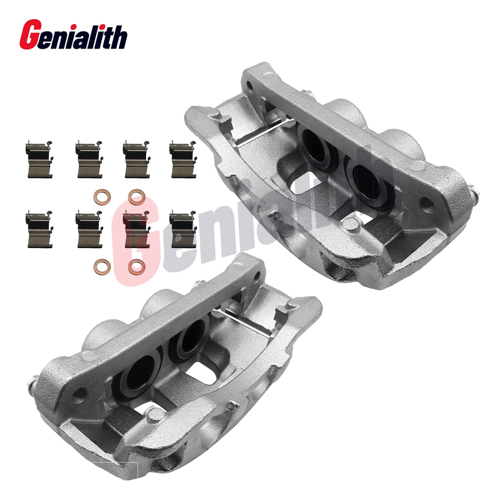 Set of 2 Front Left & Right Disc Brake Calipers for Ford F-250 F-350 (2013–2022)