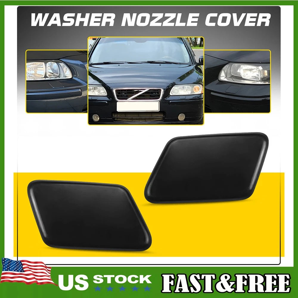 Front Bumper Headlight Washer Cover Cap for Volvo S60 (2005â2009)