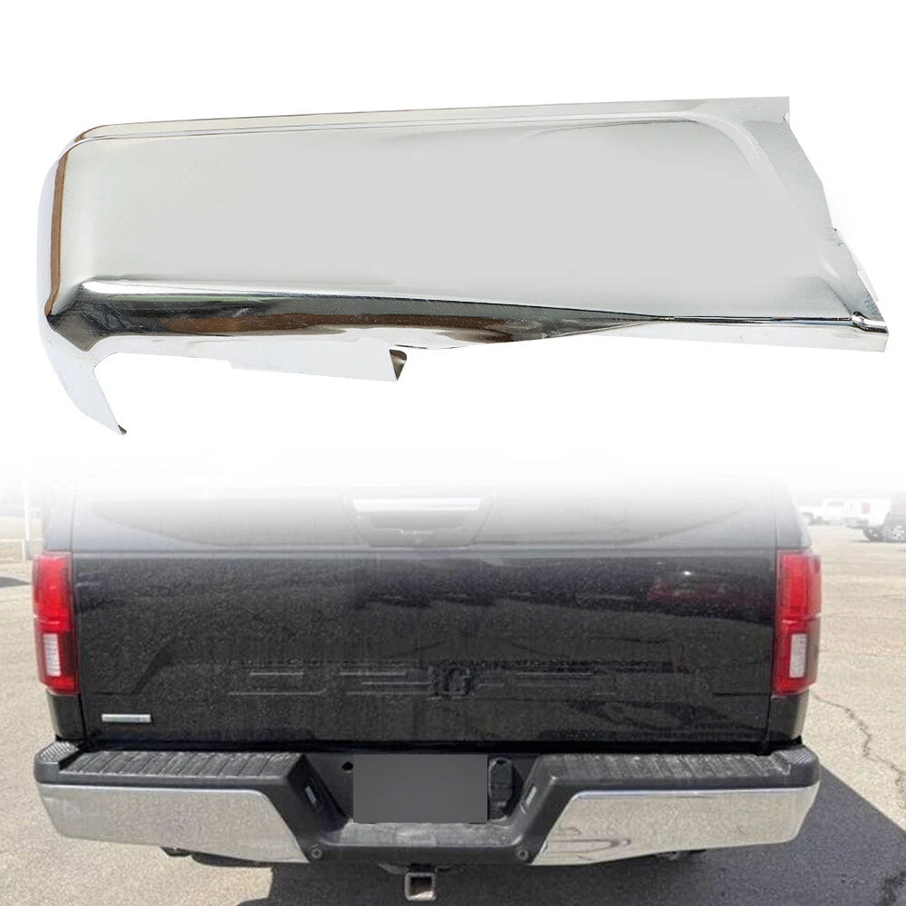 Left Rear Bumper End Cap Chrome for Ford F150 (2015–2020)