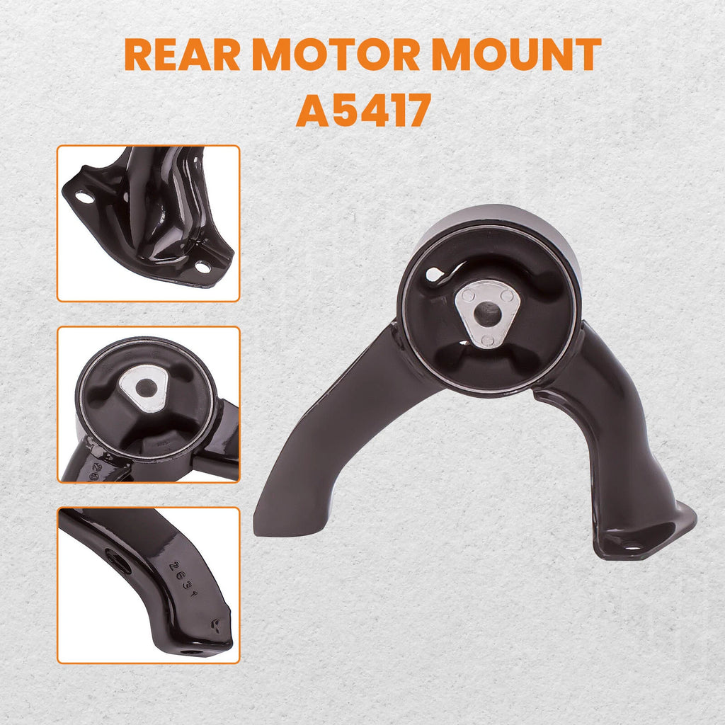 Set of 4 Engine Motor & Transmission Mounts for Dodge Caliber (2007-2012)