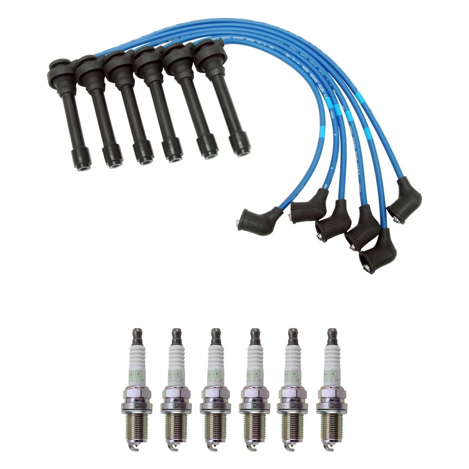 NGK 7mm Wire Set for Eclipse Sebring 3.0L V6 SOHC (1995–2005)