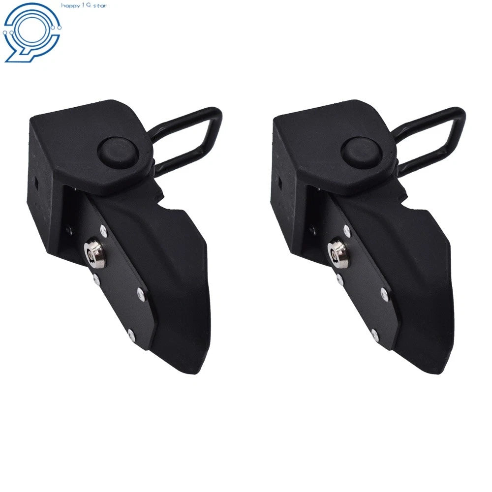 Set of 2 Alloy Locking Hood Latch Catch Pins for Jeep Wrangler JL JT (2018–2023)