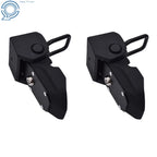 Set of 2 Alloy Locking Hood Latch Catch Pins for Jeep Wrangler JL JT (2018–2023)