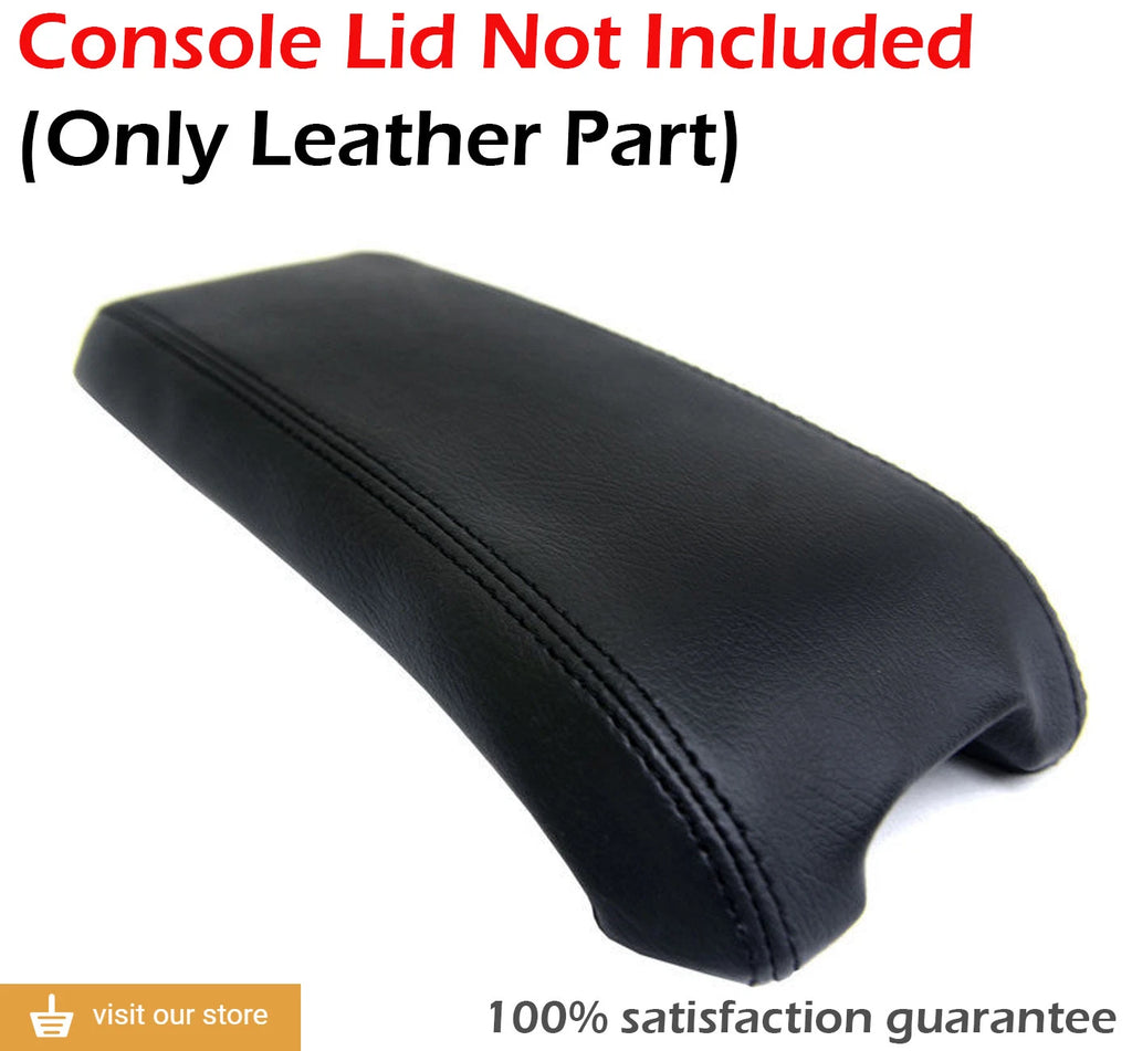 Center Console Armrest Cover for Jeep Patriot (2009–2017) Black Leather