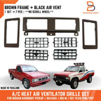 Air Heater Vent Frame Set for Nissan Navara D21 (1986-1997)