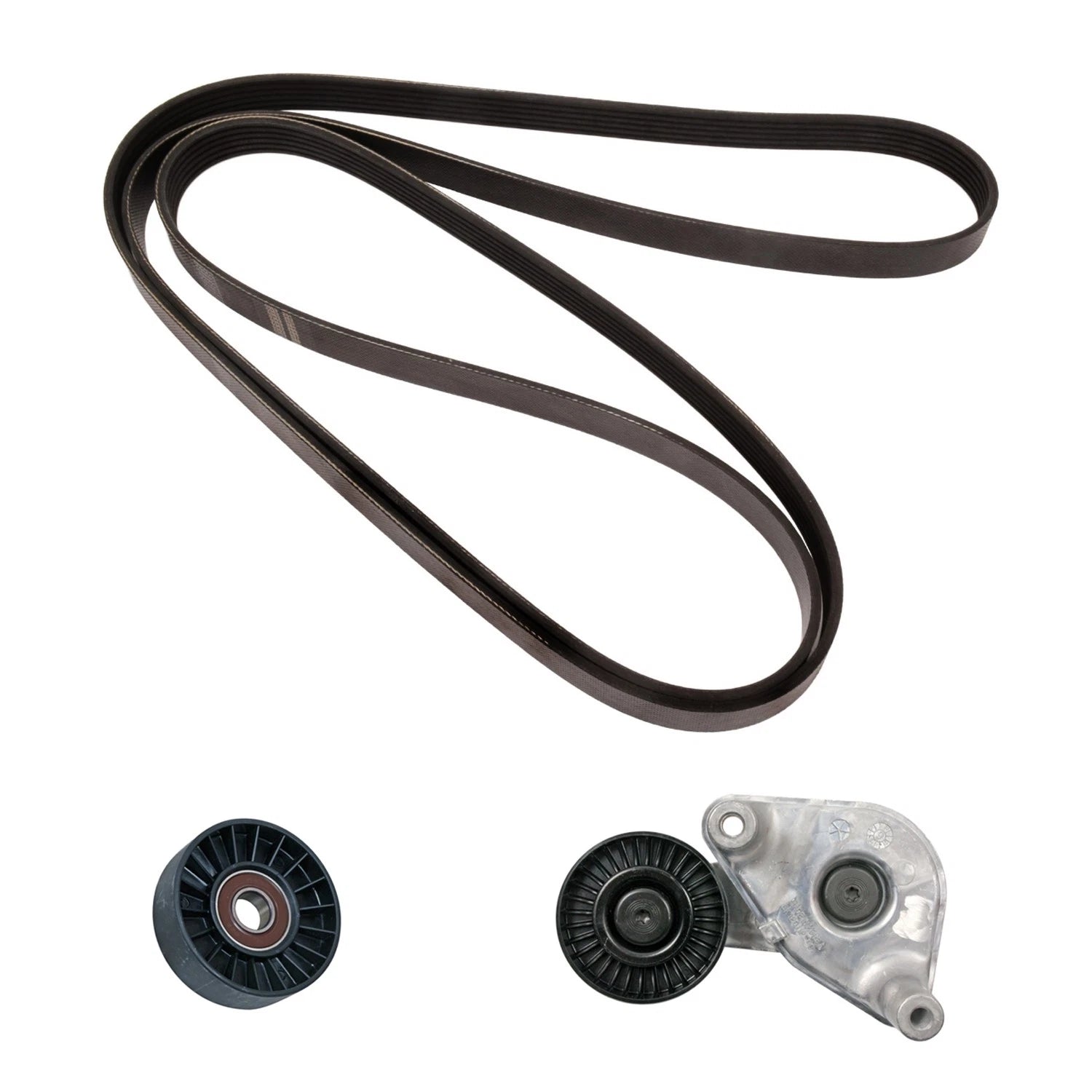 Drive Belt Idler Pulley Tensioner Kit for Hyundai Santa Fe Tucson (2001–2006)