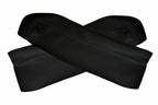 2PC Leather Armrest Door Panel Cover for Nissan 350Z Coupe (2006–2008) Black