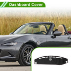 Dashboard Cover for Mazda MX-5 NC (2005–2015) Faux Leather Black Red