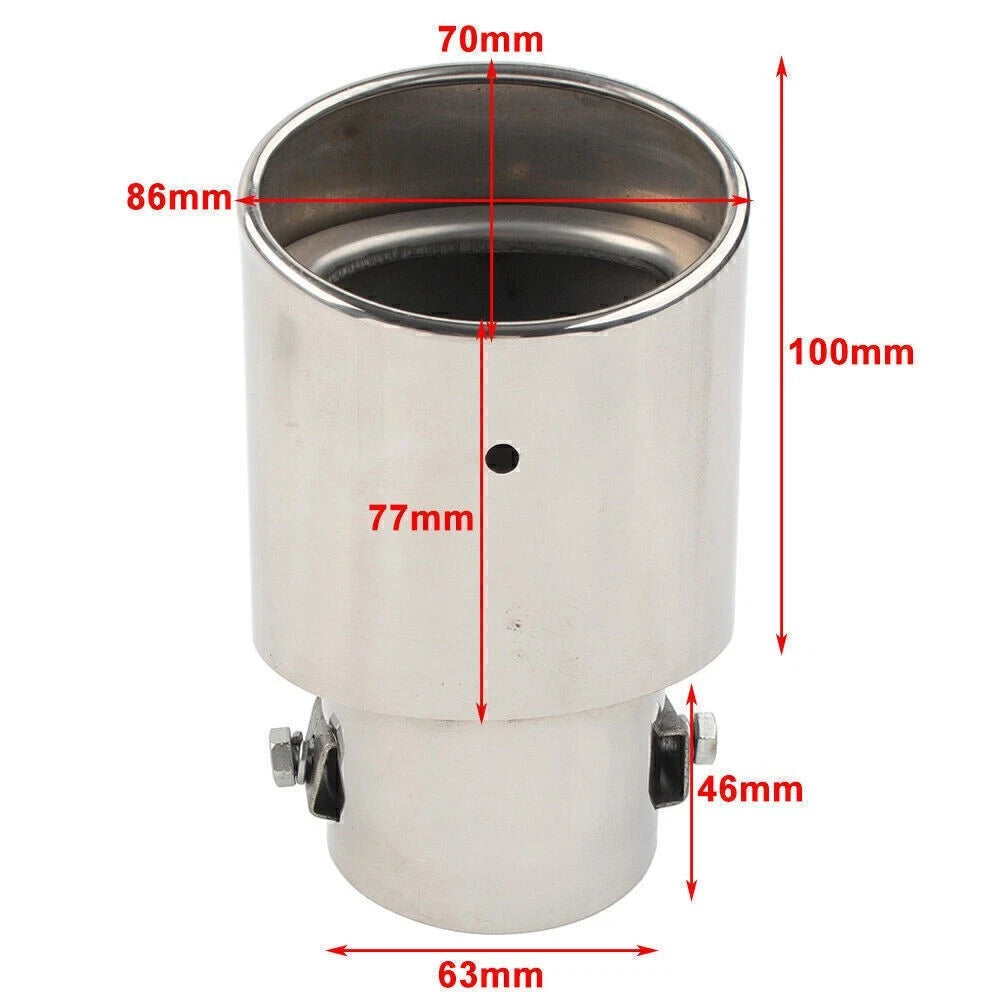 Stainless Steel Exhaust Pipe Tail Muffler Tip for Car