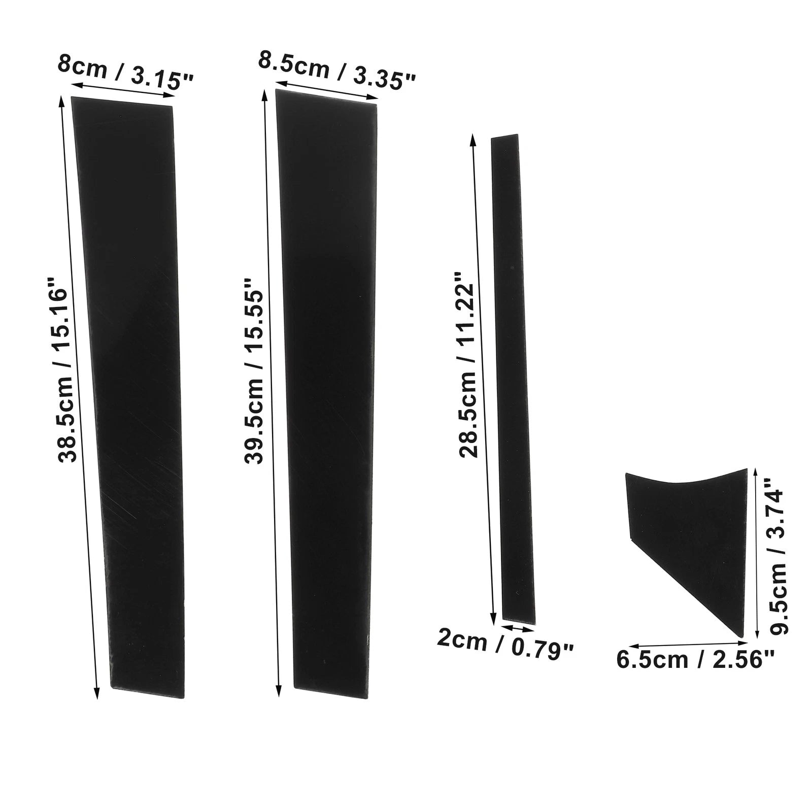 8 Pcs Door Cover Trim Pillar Post Stickers for Nissan Sentra 