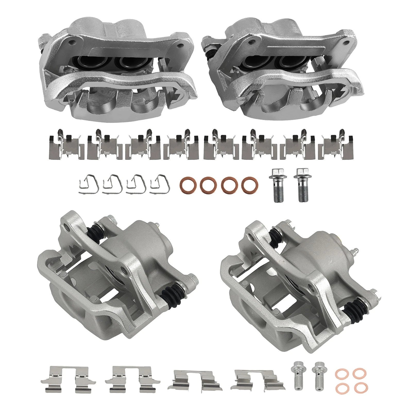 Front & Rear Disc Brake Caliper Assembly for Toyota Highlander (2010–2013) 19-B3350