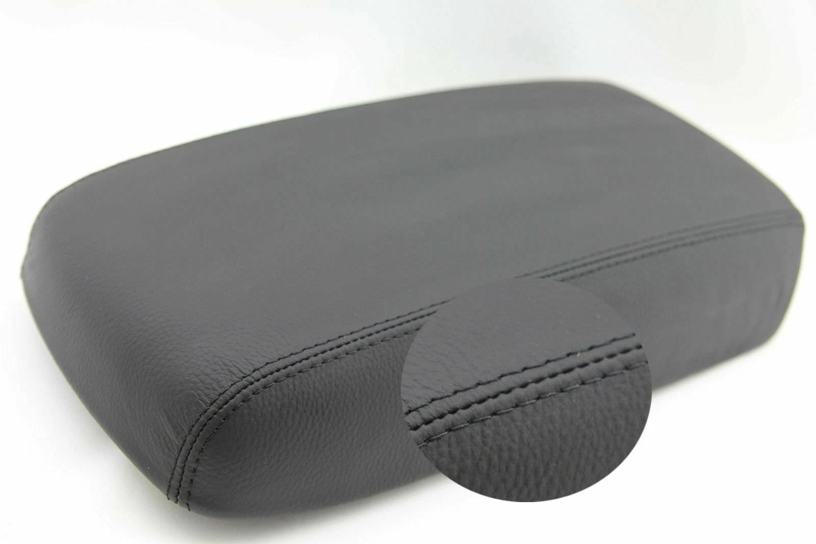Leather Console Lid Armrest Cover for Nissan Murano (2009–2014) Black