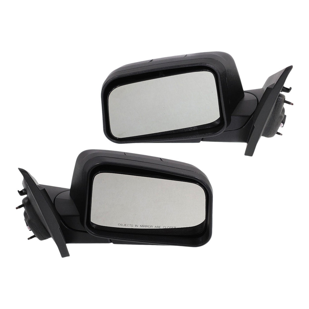 Set of 2 Power Mirrors for Ford Edge (2007) Textured Black