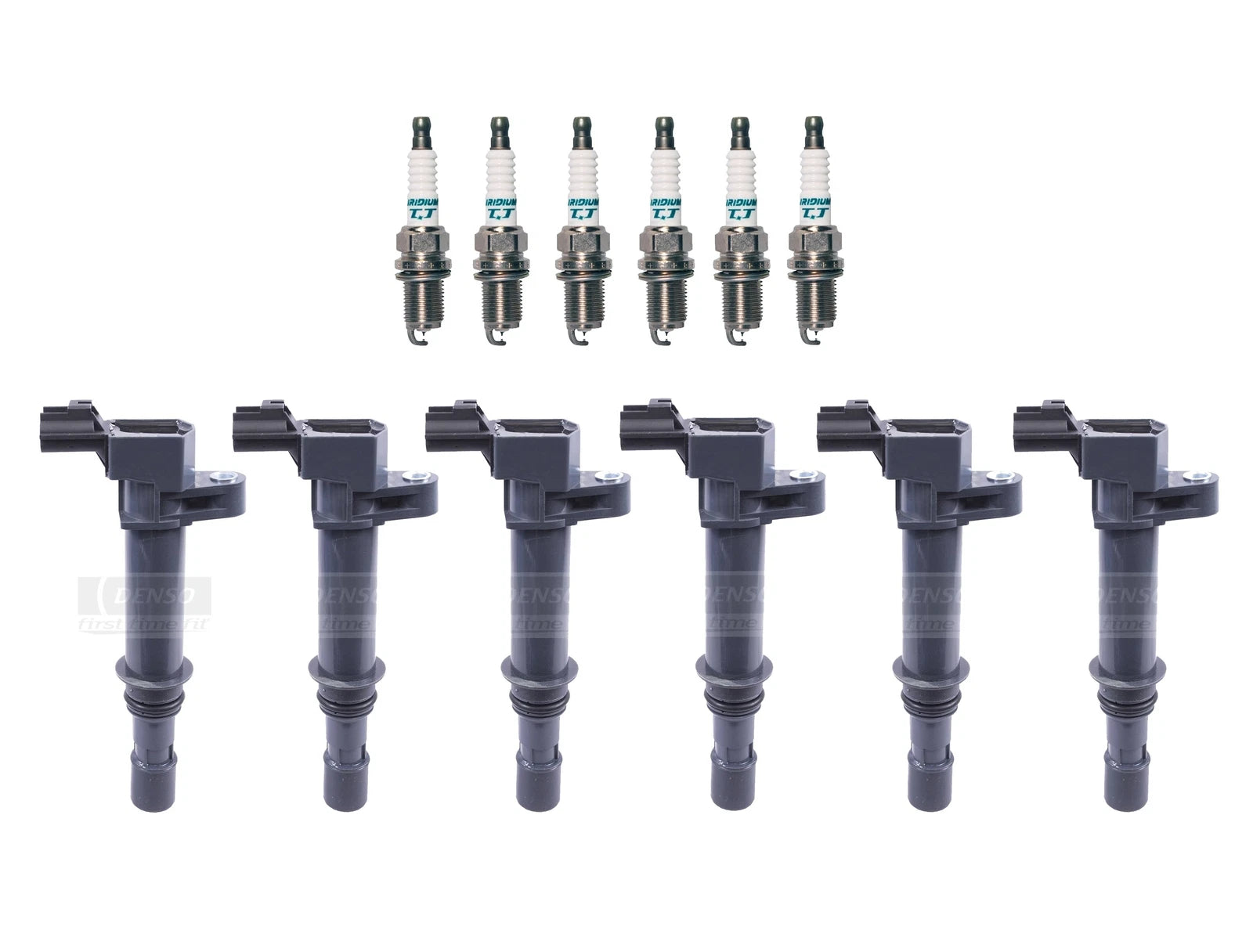 Denso 6 Ignition Coils & Iridium TT Spark Plugs Kit for Dodge Ram 1500 (2002–2023)