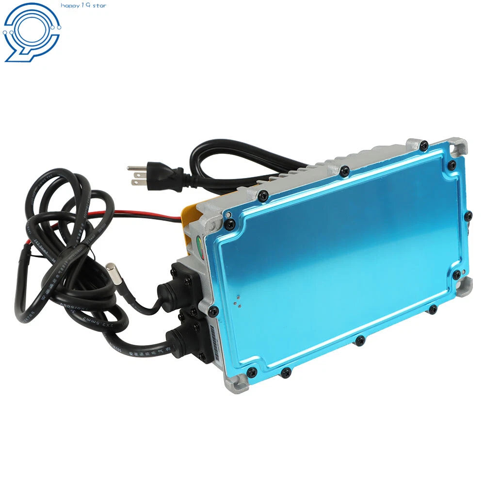 48V 15A Charger for Yamaha EZGo Club Car (O-Type Terminal, IP67 Waterproof)