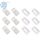 Set of 6 Non-Stick Hotel Pans 1/3 4" Deep for Kitchen Utensils