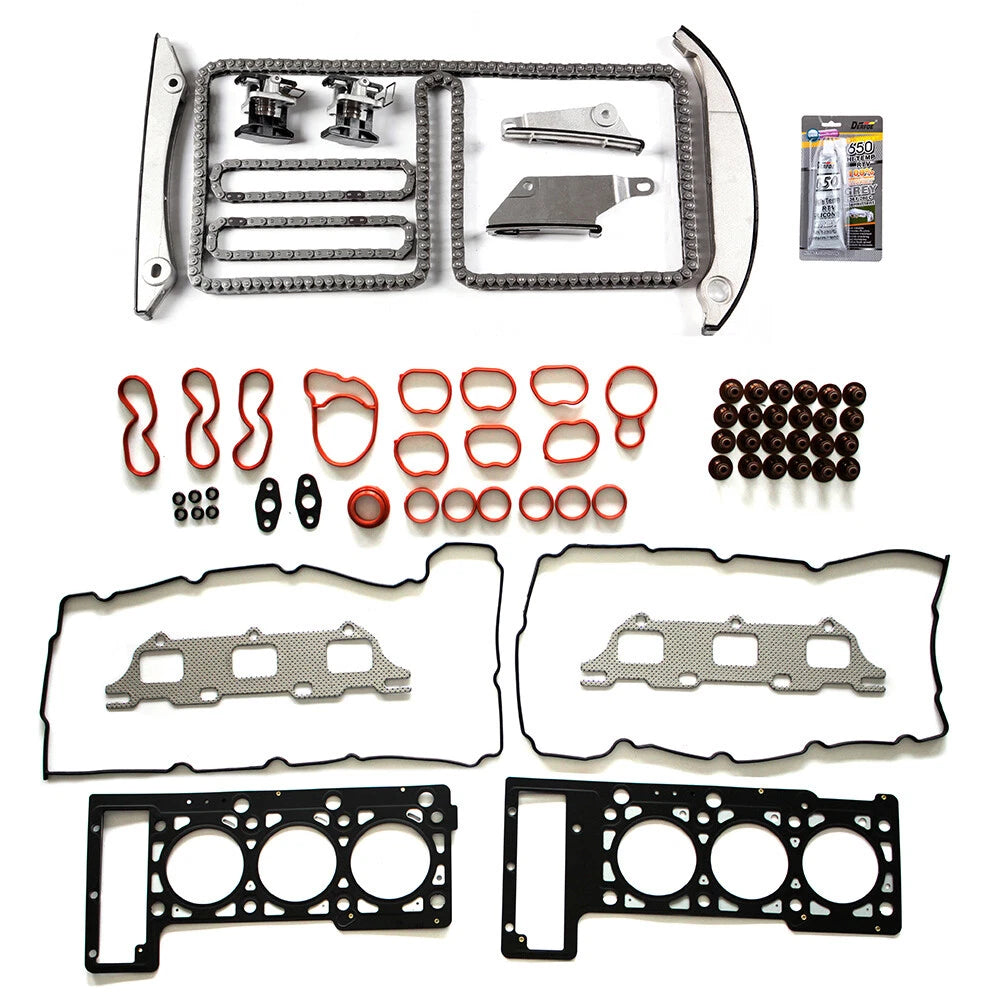 Head Gasket Set with Timing Chain Kit for Chrysler 300 Dodge Stratus (2005–2007)