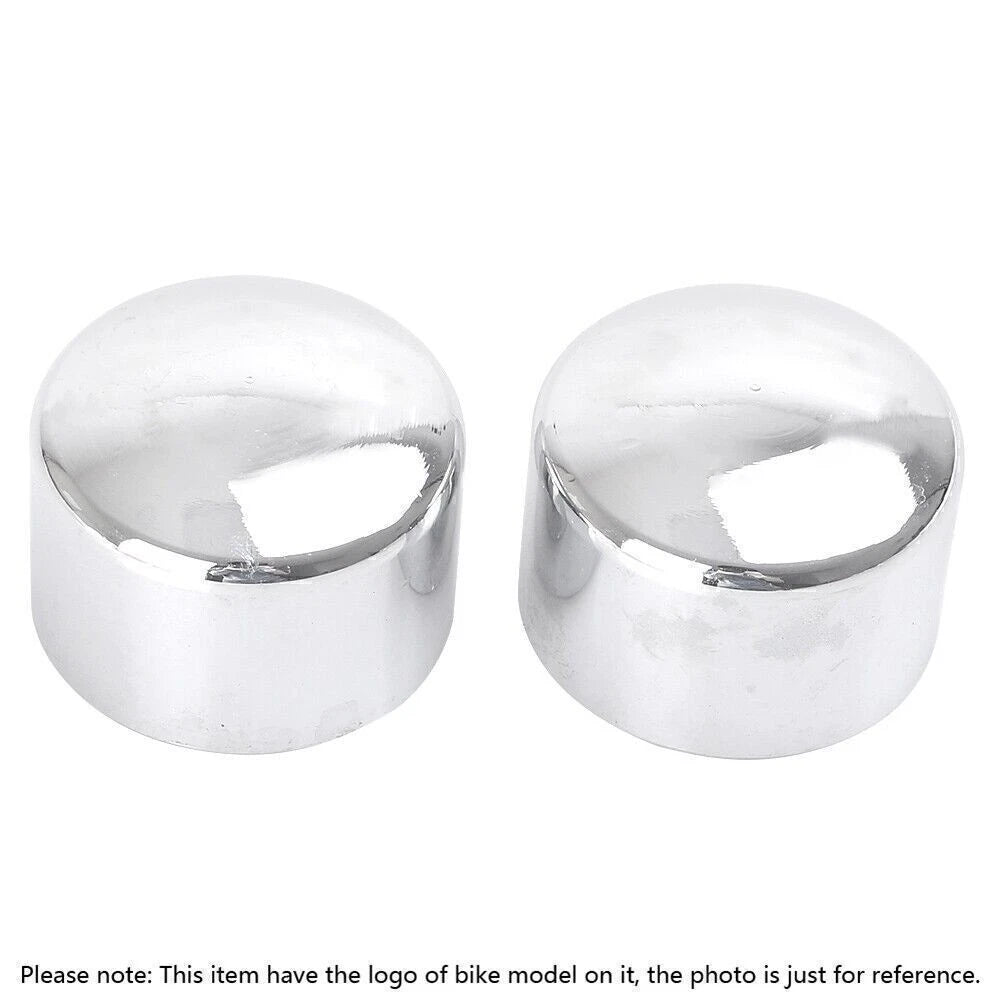 Front Axle Nut Covers for Harley Davidson & Choppers (Universal Fit) 1 Pair