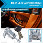 Front Left Side Door Lock Cylinder Barrel w/ Keys for BMW X3 (2003–2010)
