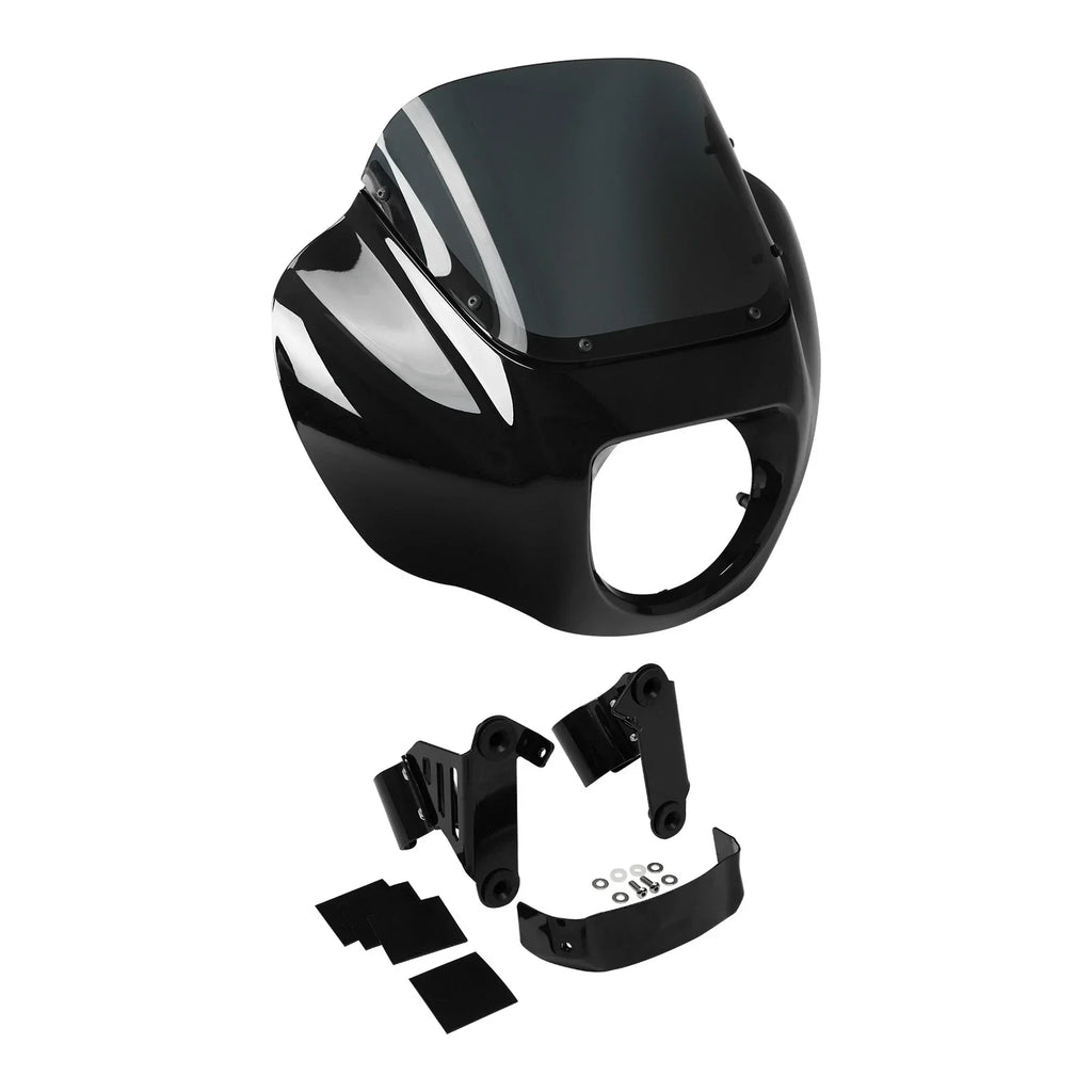 Headlight Fairing Windshield Bracket for Harley Street Bob Low Rider (2018-23)