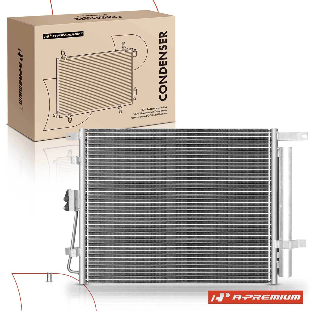 A/C Condenser with Receiver Drier for Kia Soul (2010–2011)