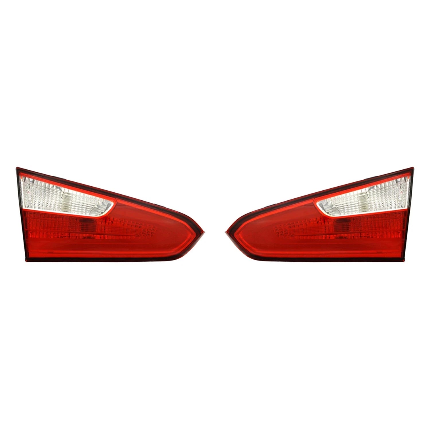 Set of 2 TYC Inner Tail Light Lamp Assemblies for Kia Forte (2014–2016)
