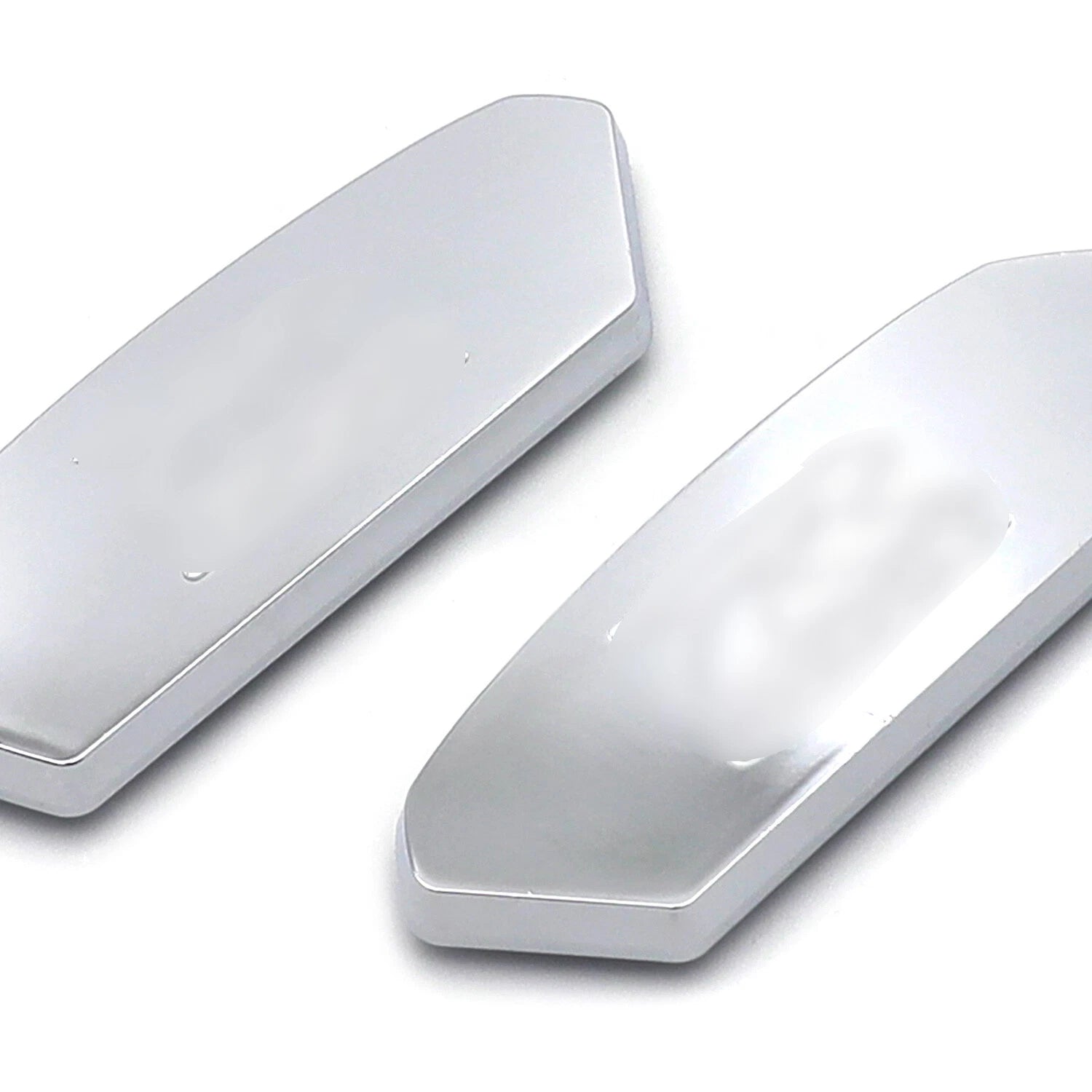 Chrome Mirror Block Off Base Plates for Suzuki GSX-R 1000 (2017–2021)