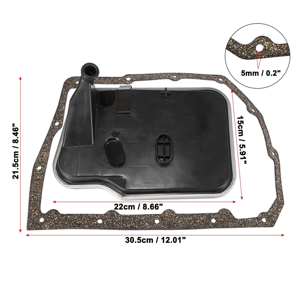 Set of 2 Transmission Filter Oil Pan Gaskets for BMW Mini Cooper (2002–2008)