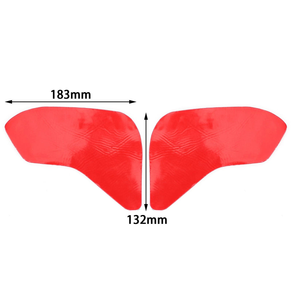 2X Side Tankpad Fuel Tank Protector for BMW F900R (2020) - Rubber Black