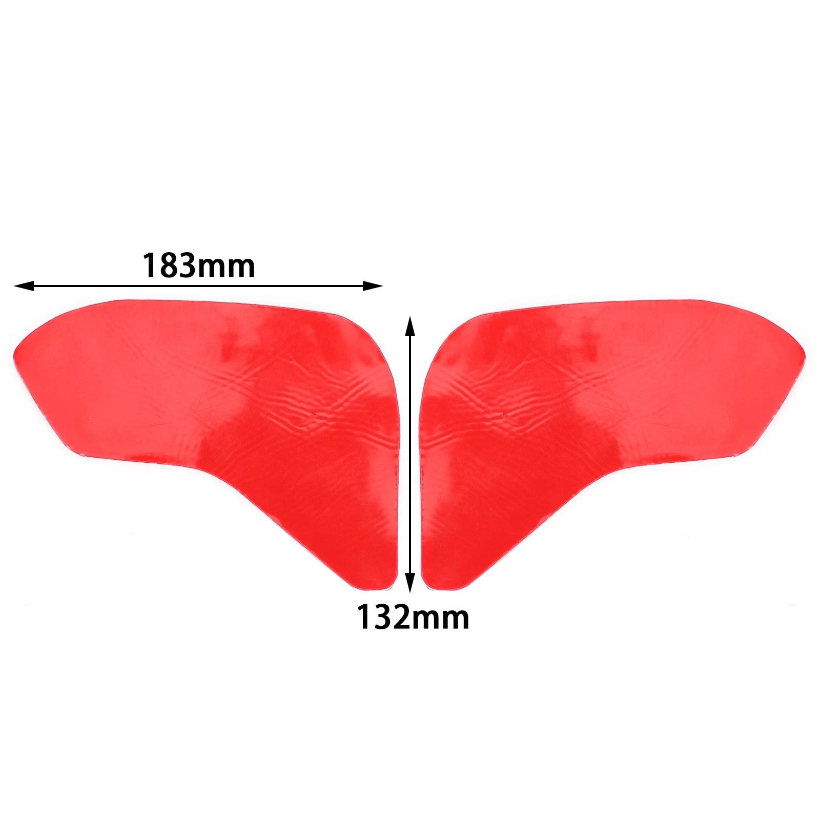 2X Side Tankpad Fuel Tank Protector for BMW F900R (2020) - Rubber Black