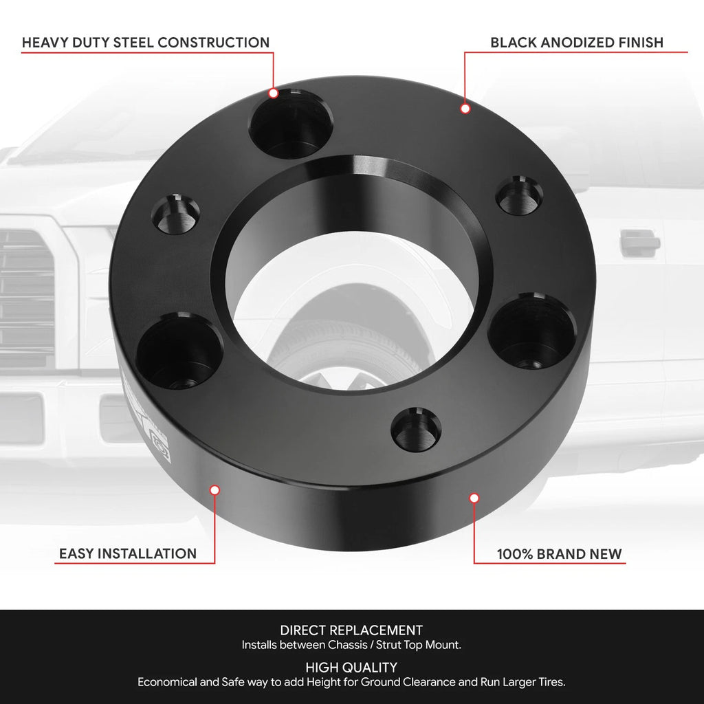 2X Strut Top Mount Lift Kit Spacers for Ford F-150 (2004–2024) J2 2.5"