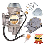 Carburetor & Fuel Pump Kit for Polaris ATP Scrambler Sportsman Worker 500 (2000–2006)