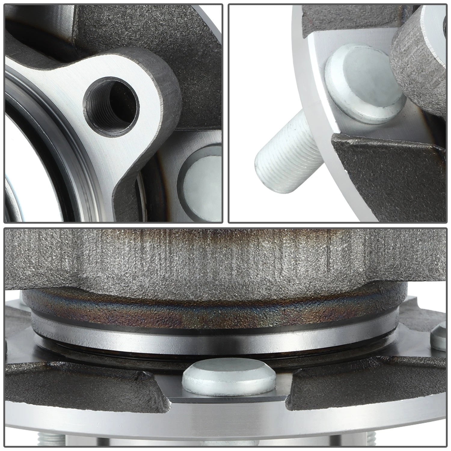 Set of 2 Front Left Right Wheel Bearing & Hub for Nissan NV200 X-Trail Rogue (2008–2020)