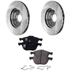 Front Brake Disc and Pad Kit for Volvo S40 (2004–2011) Ceramic