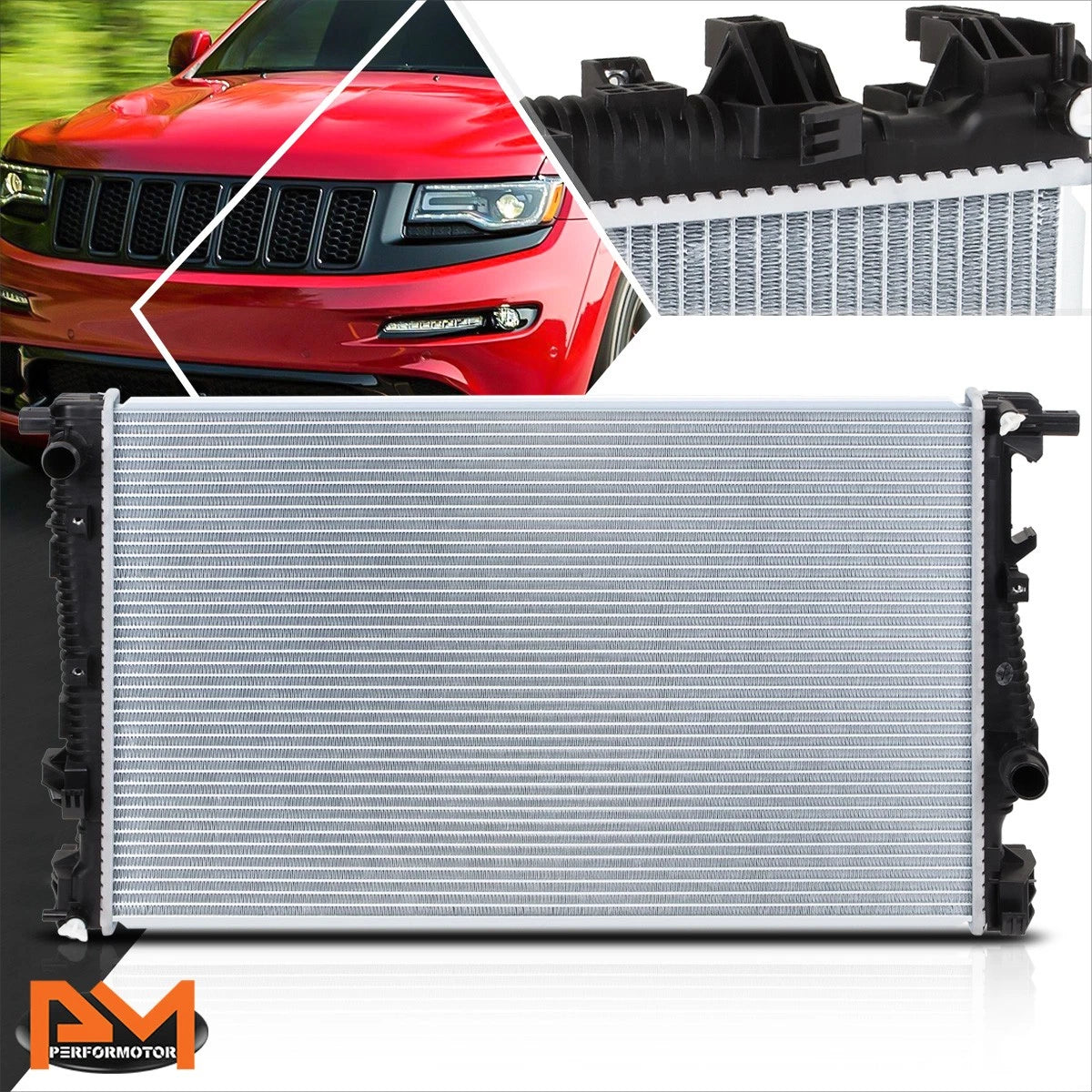 Aluminum Cooling Radiator for Jeep Cherokee (2014–2018) DPI-13401