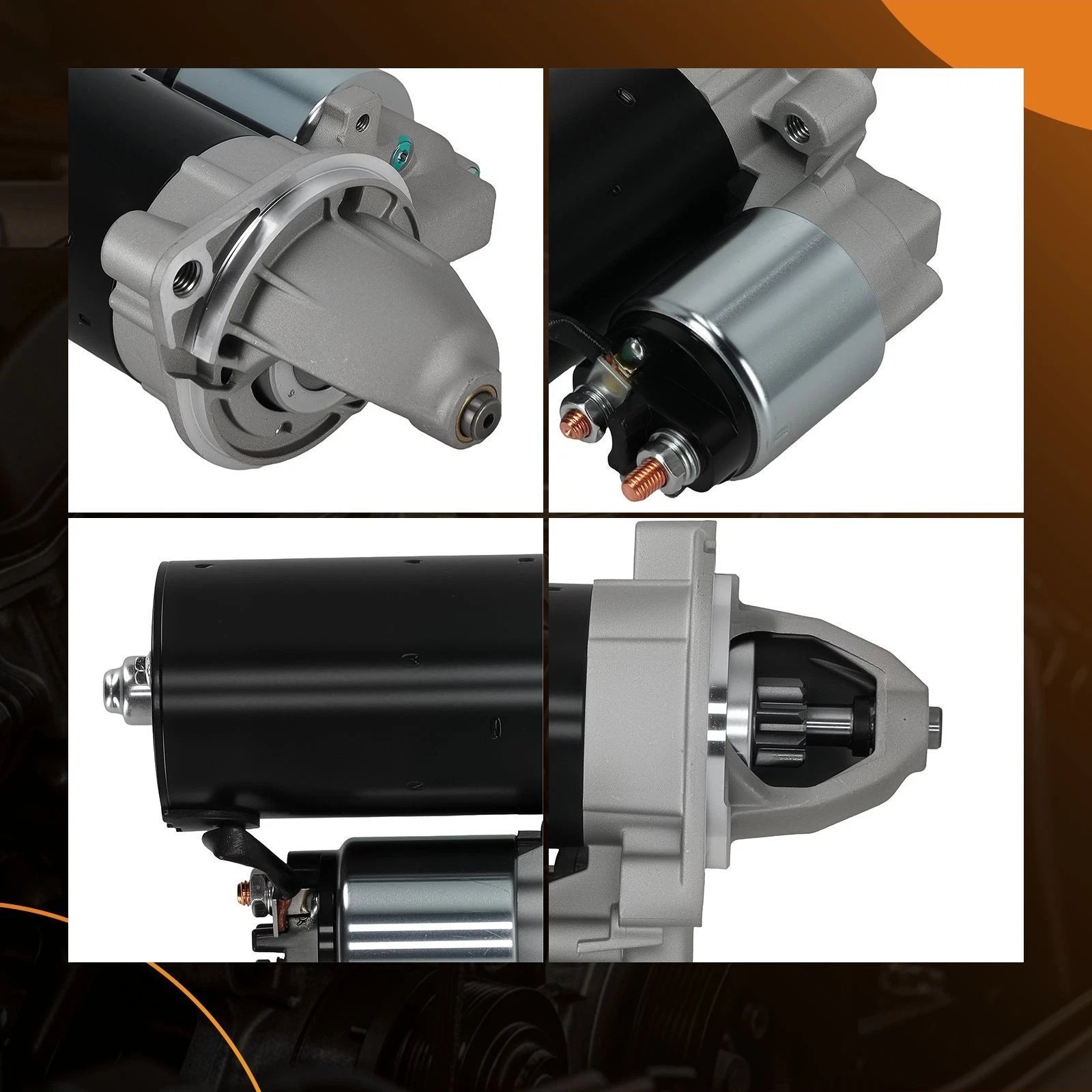 Starter Motor for Mercedes-Benz SLK230 (1998–2004) 12V 1.2KW