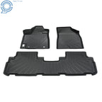 Set of 3 TPE Floor Mats Liners for Toyota Highlander (2008–2013)