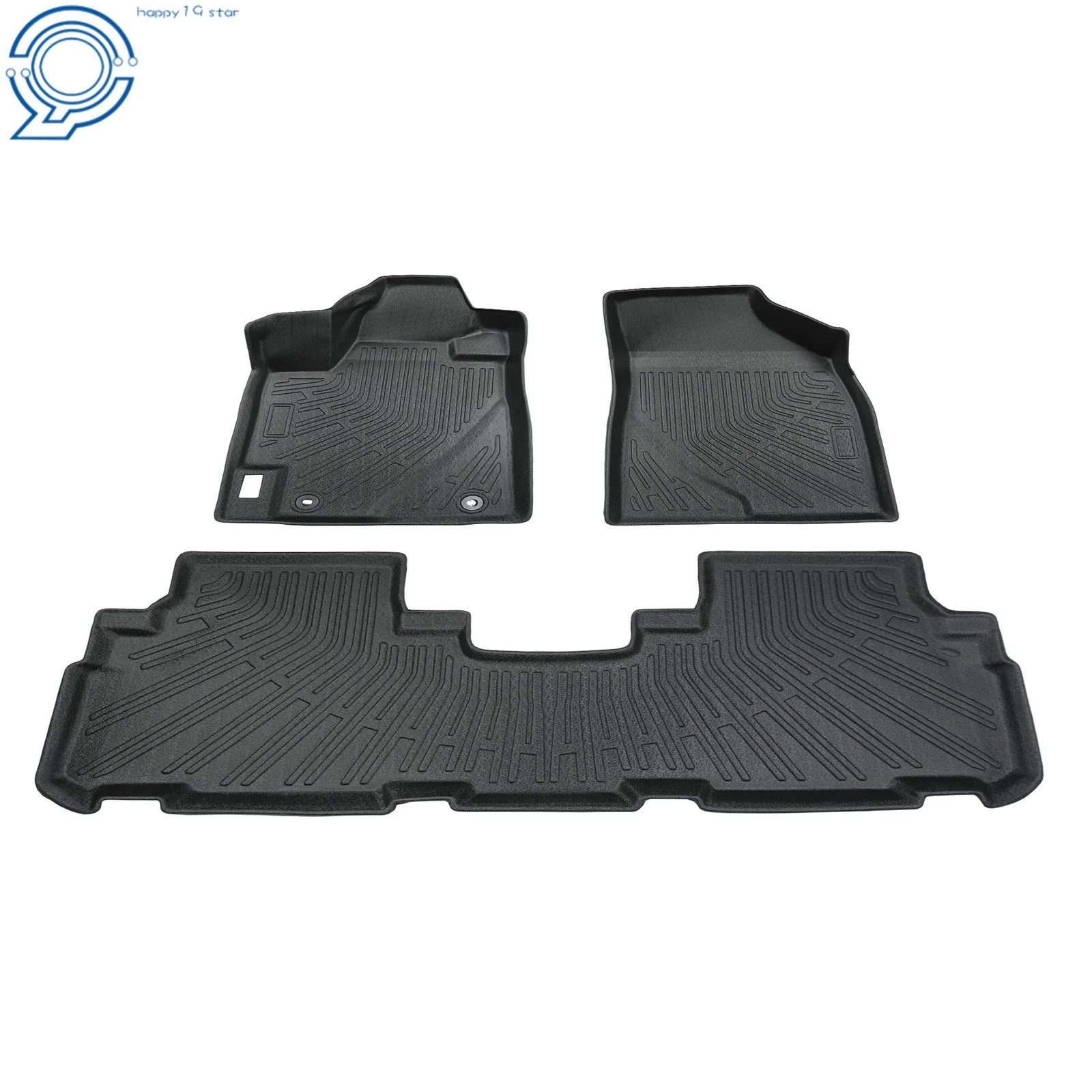 Set of 3 TPE Floor Mats Liners for Toyota Highlander (2008–2013)