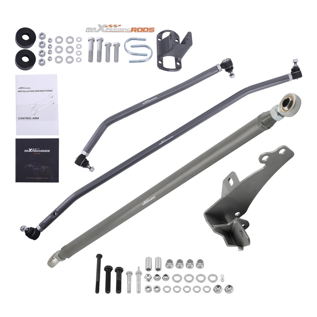 Steering Linkage Drag Link +Tie Rod +Track Bar Set for Dodge Ram 2500 3500 94-99