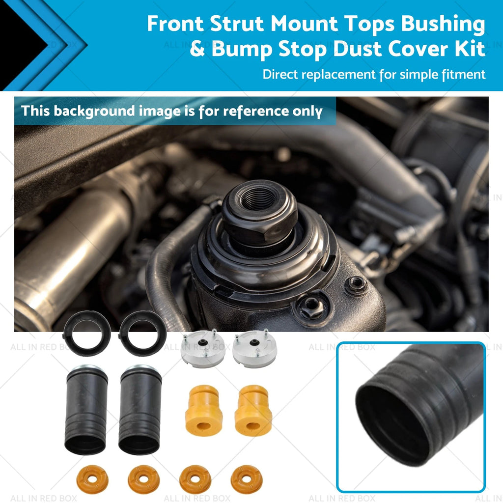 Front Strut Mount Tops Bushing & Bump Stop Dust Cover for BMW X5 (2007–2013)