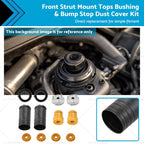 Front Strut Mount Tops Bushing & Bump Stop Dust Cover for BMW X5 (2007–2013)