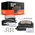 Set of 8 Ceramic Brake Pads for Mitsubishi Outlander (2007–2013)