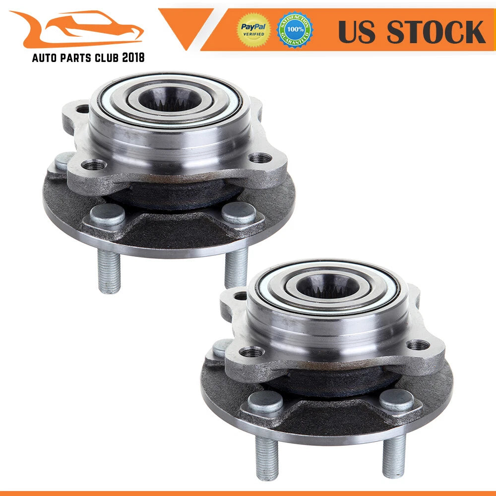 2X Front Wheel Hub Bearing Assembly for Mitsubishi Lancer (2002–2007)